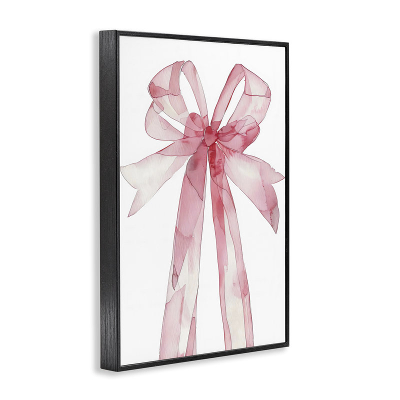 Illustration aquarelle de l'arc rose, estampe numérique, design par LSR Design Studio, H 18 po x l 12 po