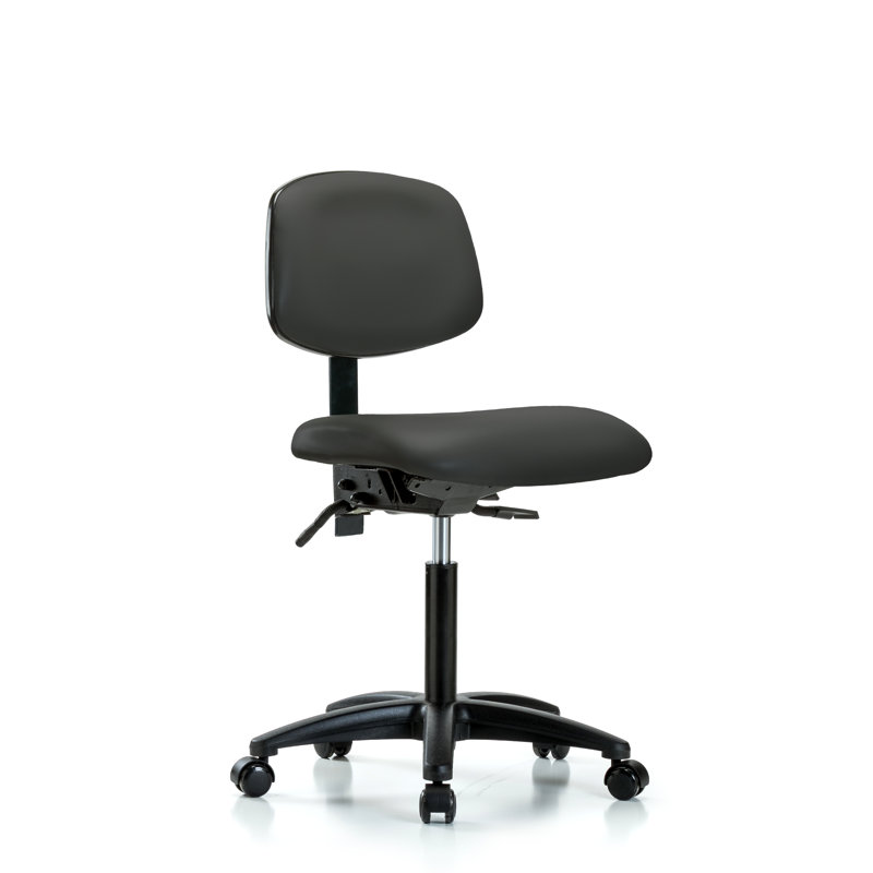 Akron Task Chair, Casters, Charcoal, Included