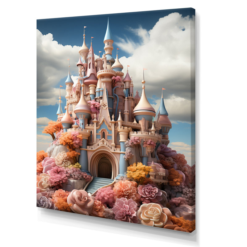 Yoselyn Castles Whimsical Wonder Pastel IV sur toile, H 44 po x l 34 po x P 1,5 po, Toile tendue