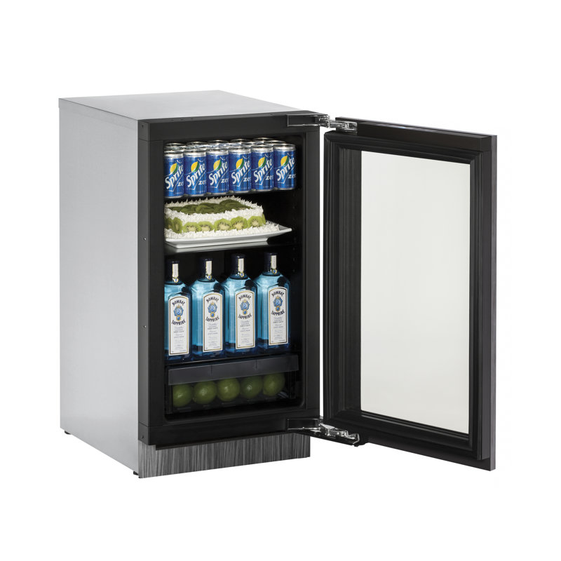 U-Line 17.75'' W Freestanding Mini Fridge, Right