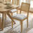  Extendable Dining Set With 8 Rattan Back Chairs