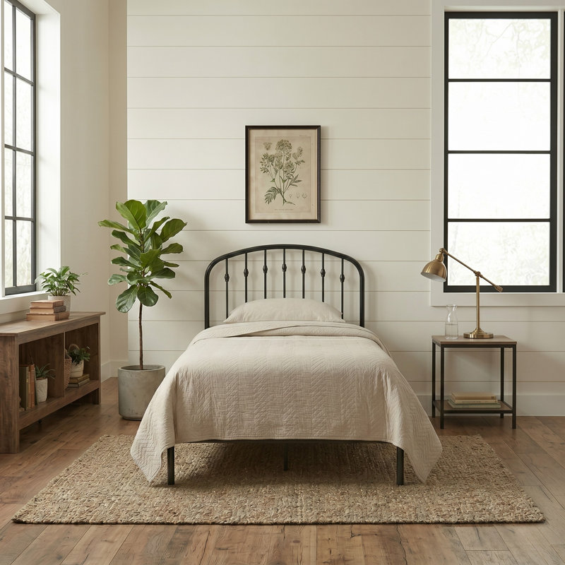 Marianna Metal Platform Bed, Twin