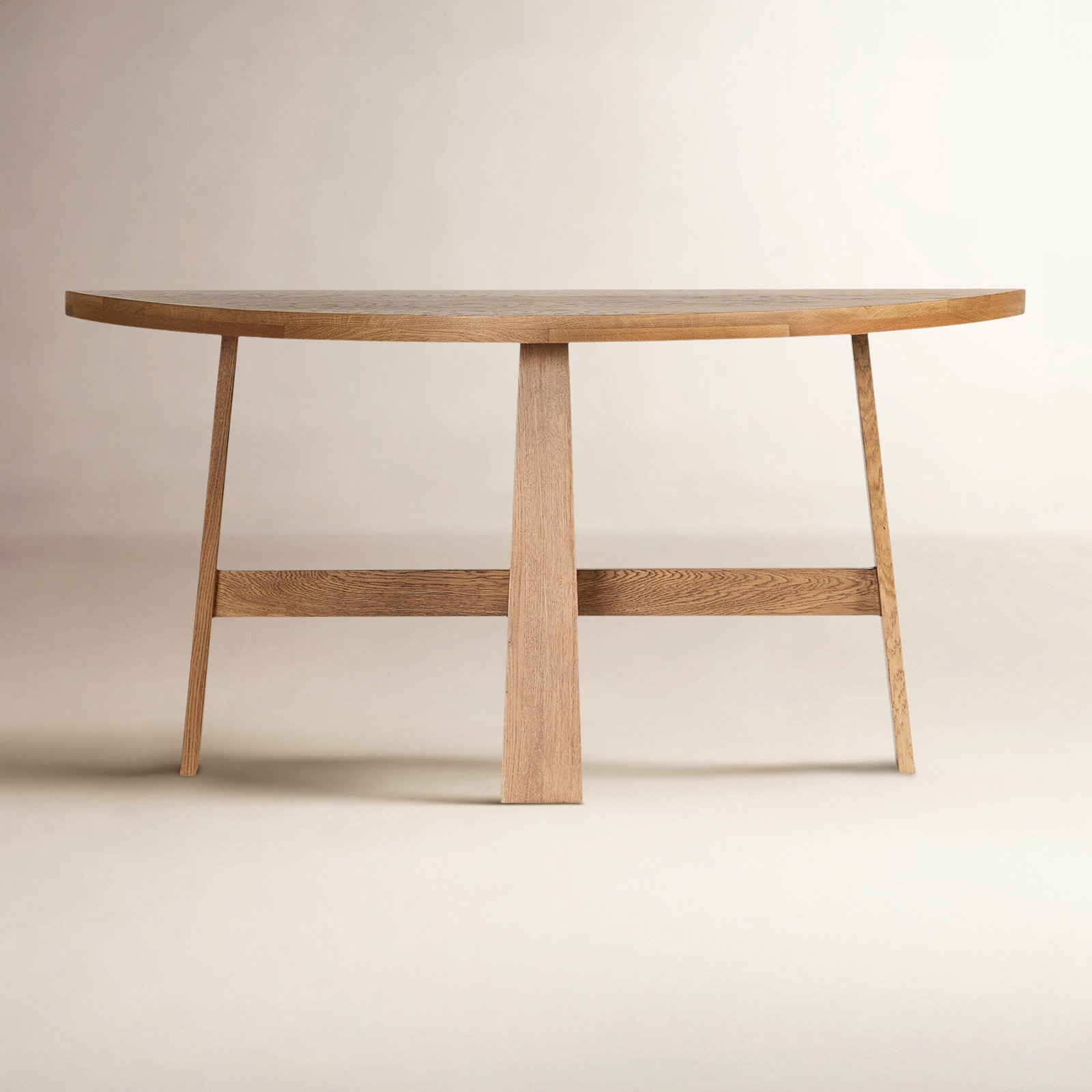 Huzaifah 60'' Solid Wood Console Table