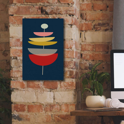 «Evell Mid Century Modern 5 on Canvas» par Gary Williams, reproduction