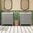 Functional Storage, Solid Wood & Ceramic Vanity, Retro Bathroom Elegance