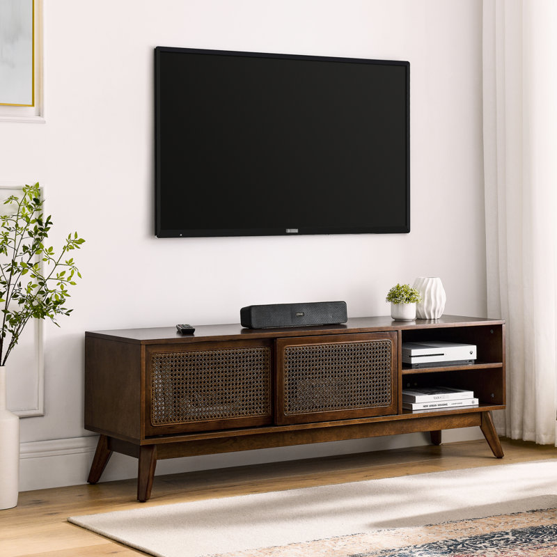 Meuble télé 59 po Mid Century Modern