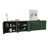 60"W Vintage Sideboard Cabinet With Adjustable Shelves And 4 Doors Set Of 2-1078867520