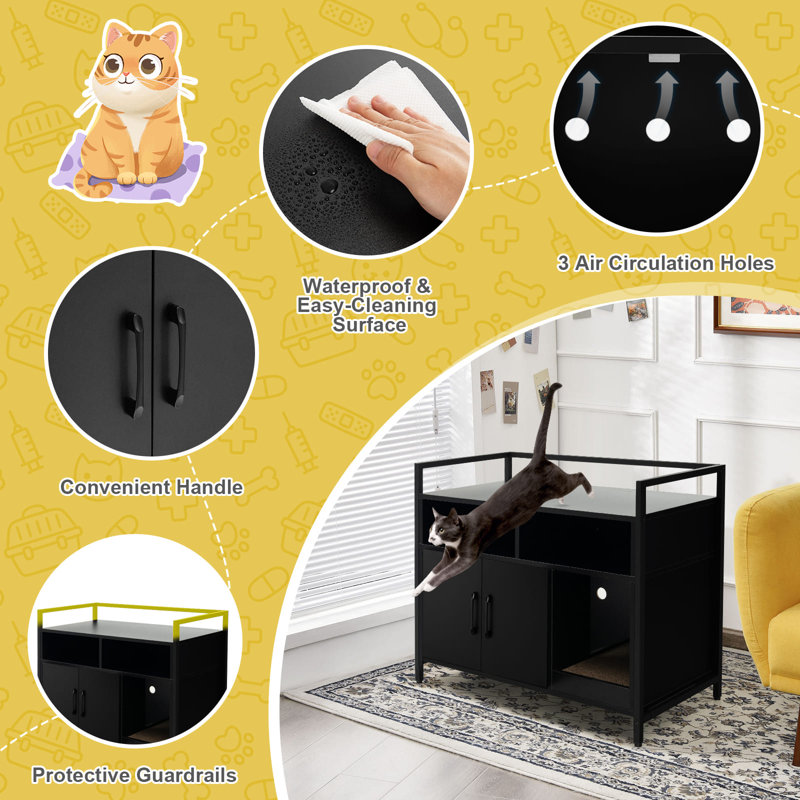 Renji Litter Box, Black