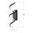 Doren Aluminium LED Flush Mounted Sconce