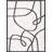 Rectangle Danicka Abstract Machine Woven Polyester Area Rug in White/Black-1422915307