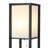 Maxwell 63 in. USB and Wireless Charging LED Floor Lamp with White Fabric Square Shade