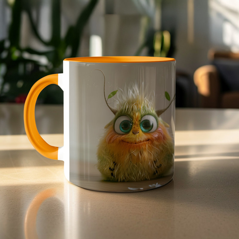 Ceramic Coffee Mug, Orange