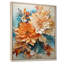 Orange et bleu sarcelle, tourbillon botanique I - art botanique abstrait-1262129454-1229838081-1229838083