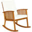 Chaise de jardin d'extérieur en bois d'acacia