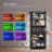 6-Tier LED Bookcase, Bookshelf With Dimmable Lights, Storage Shelf With Steel Frame