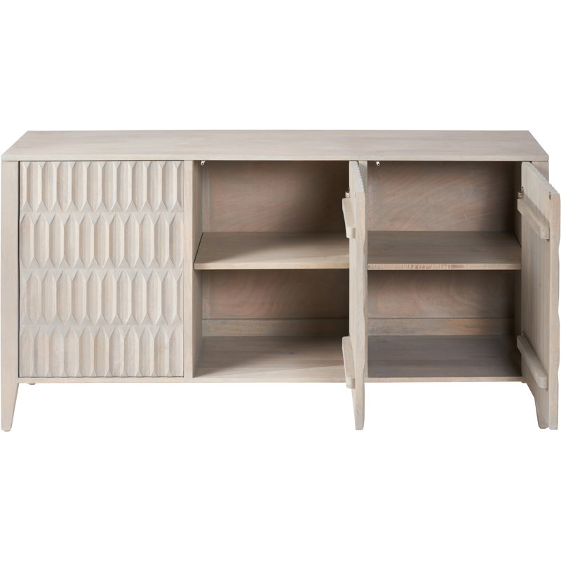 Abrytha 160cm Solid Wood Sideboard