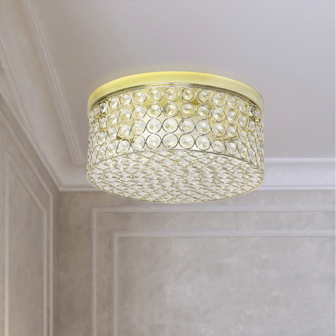 Burlin Flush Mount Willa Arlo™ Interiors Fixture 