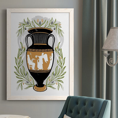 «Greek Vases II», reproduction d'art sur toile simple
