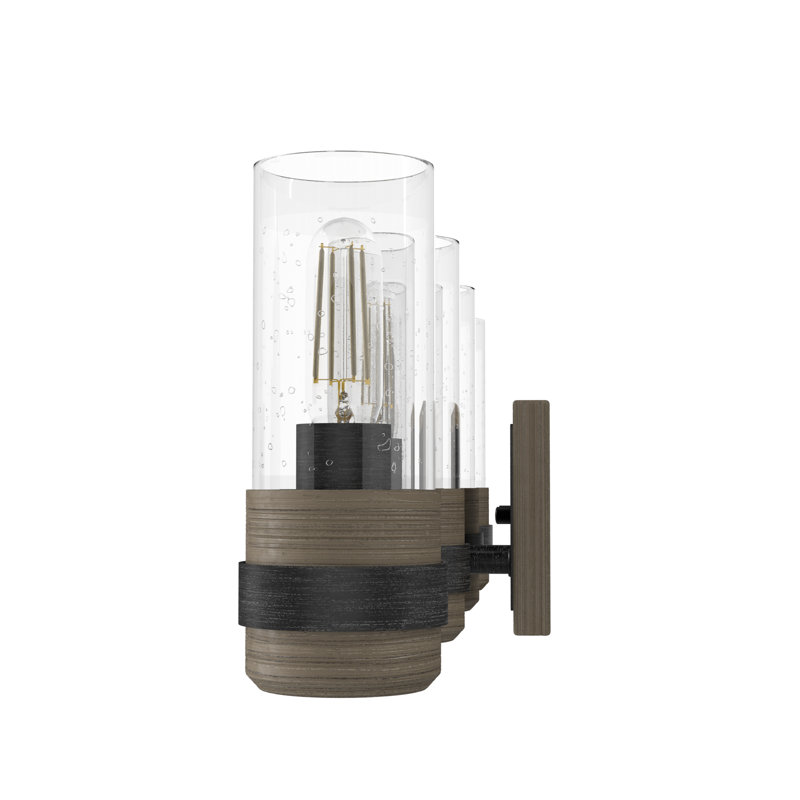 River Mill 4 - Light Dimmable Vanity Light, Black