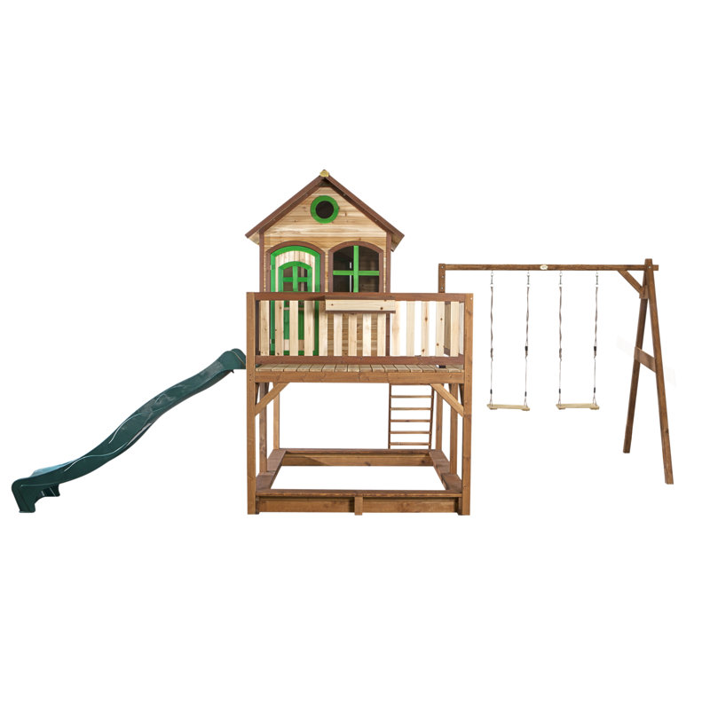 Liam AXI Hemlock Swing Set with 2 Swing(s) , 1 Slide(s)