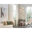 Brizio 6 - Light Brass/Copper/Silver Cluster Pendant