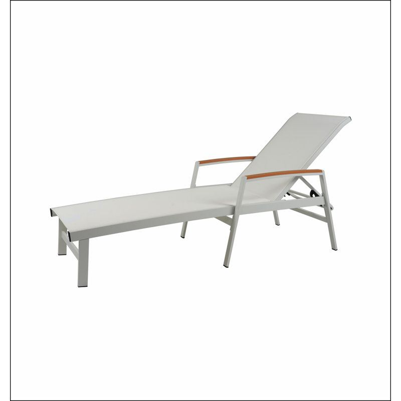 OXTON CHAISE LOUNGE, White