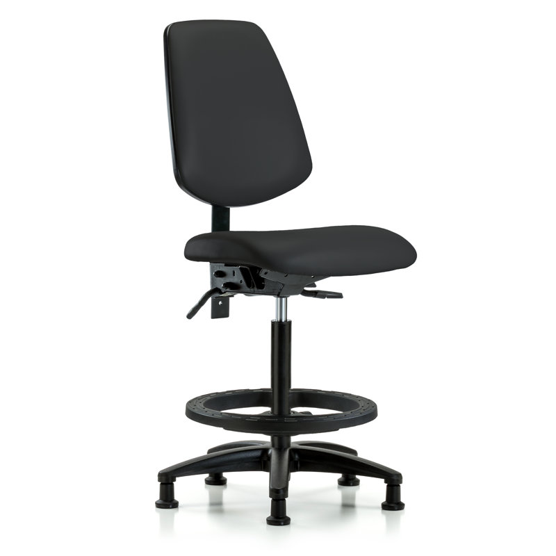 Chaise de dessin Jana, Noir, Patins, Inclus