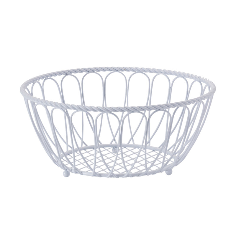 Panier en corde Gourmet Basics par Mikasa, 10 po, blanc