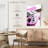 Abarca Retro Pink Electric Guitar-108399334