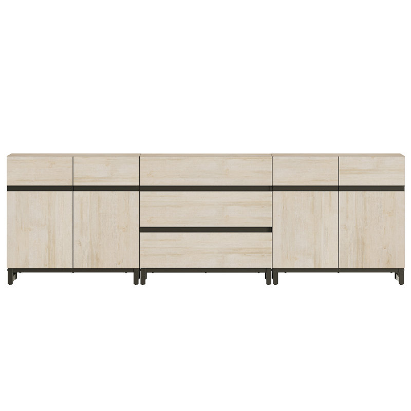 Meuble télé Lirah (ensemble de 3), Beige