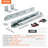 VEVOR 18 Inch Drawer Bottom Mount Rails-96230484