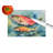 Salmon Glass Cutting Board Large