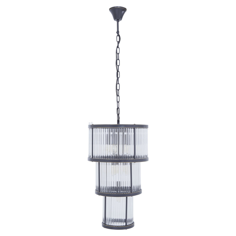Conerly 8 - Light Drum Chandelier, Black
