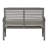 48'' Wide Rectangle Acacia Loveseat with Cushions-1220937369