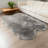 Luxurious Plush Gray Faux Sheepskin Rug-250814828
