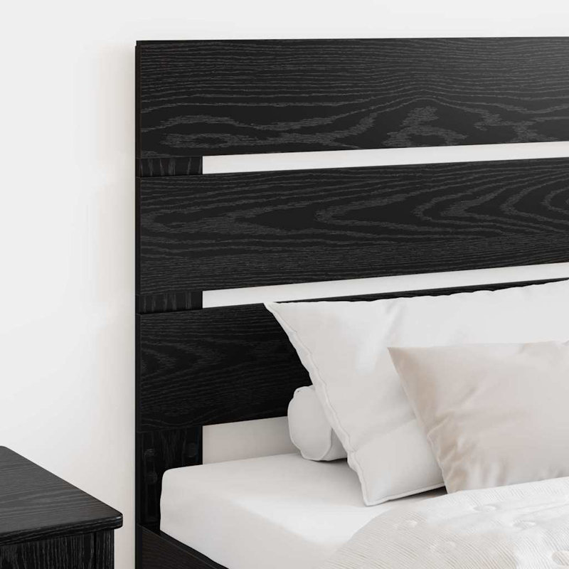 Headboard, European Toddler (80 x 160 cm), Black Oak