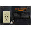 Prise USB, inviolable, plaque murale incluse, ivoire