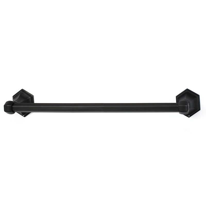 Nicole Wall Mounted Towel Bar, Polished Brass