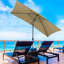 Aaroon 300 cm W X 200 cm D Rectangular Tilt Market Parasol with Crank Lift-1879852817