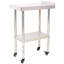 Table de préparation en acier inoxydable, table de travail robuste, capacité de 440 lb, 4, dosseret, tablette inférieure réglable, capacité de charge de la salle de lavage 24 x 15 35-1 / 2 po