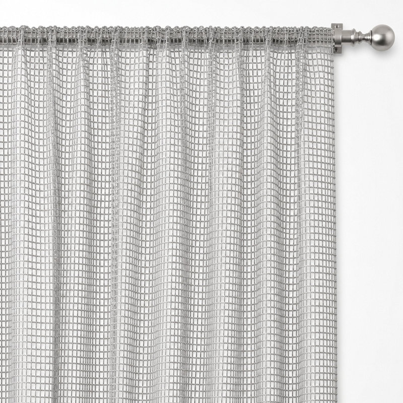 Net-Like Sheer | Area Fabric_AREA, Silver
