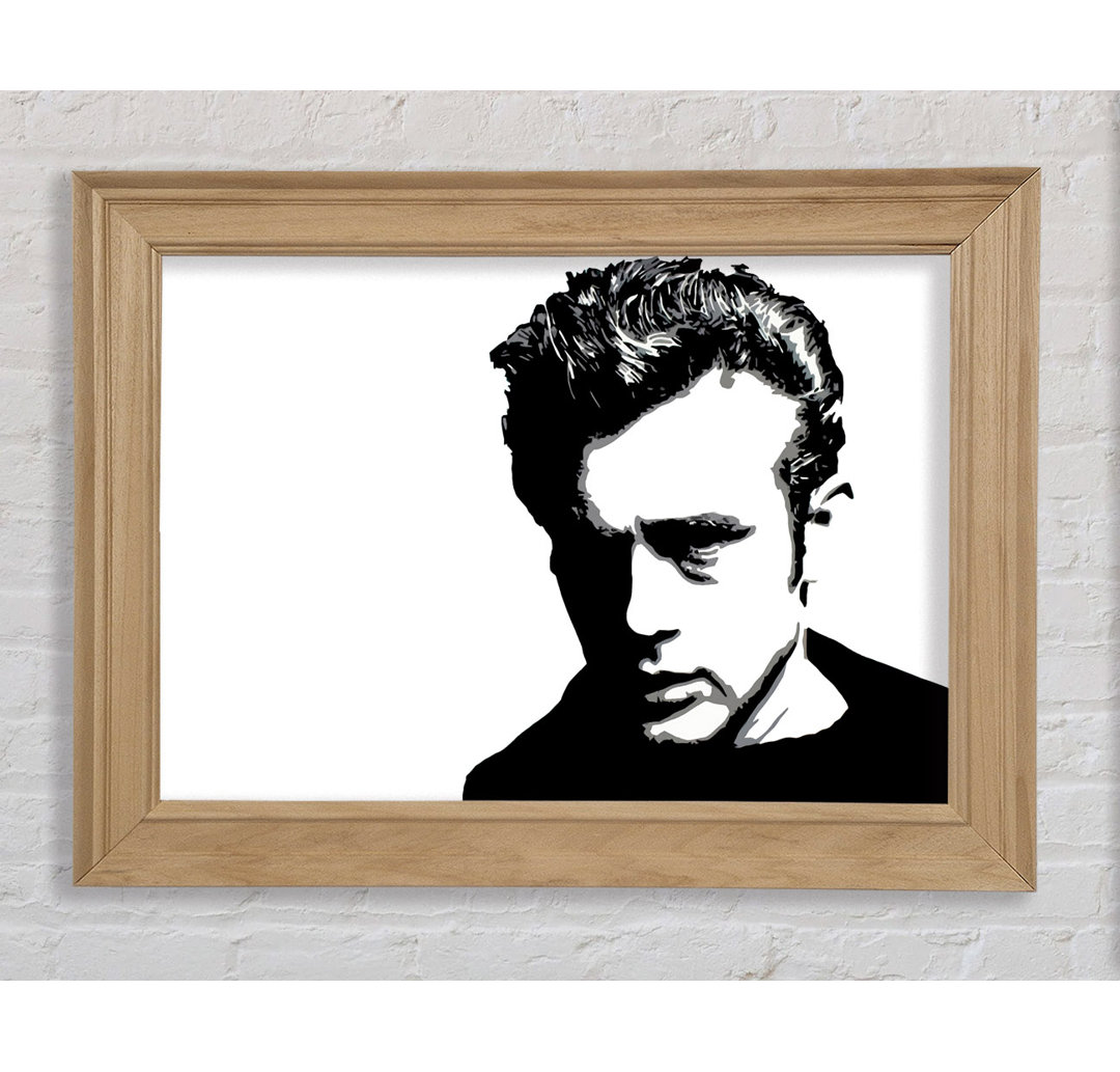 James Dean Pop Art - Einzelne Bilderrahmen Kunstdrucke