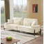 Canapé de 103 pouces à assise profonde et confortable avec coussin, adapté à la décoration de chambre à coucher, de salon, d'appartement, de bureau ou de dortoir-1263560166