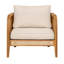 Chaise avec accoudoirs de patio Kirkby