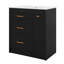 Meuble-lavabo de 30 po avec lavabo, meuble-lavabo classique, meuble-lavabo de 30 po avec lavabo comprenant 2 tiroirs et un tiroir double couche-1922401797