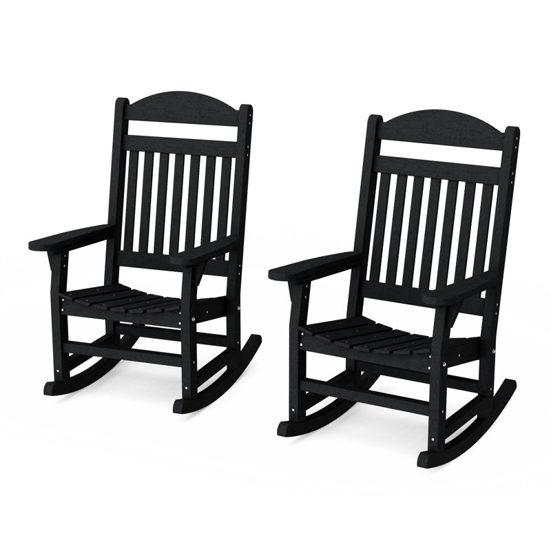 Ensemble de 0 chaises berçantes Heritage, Black