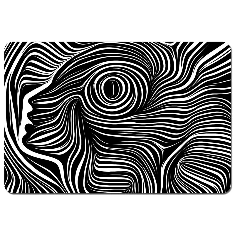 Duane-Lee Wood Abstract Rectangle Placemat