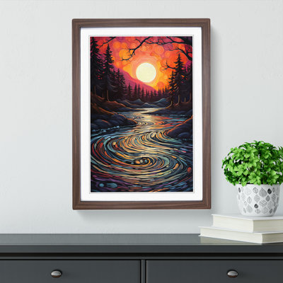Lake Expressionism No.2 - Framed Print