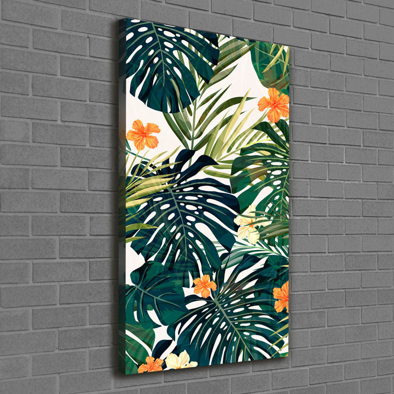Hawaiian 1 Piece Wrapped Canvas Wall Art