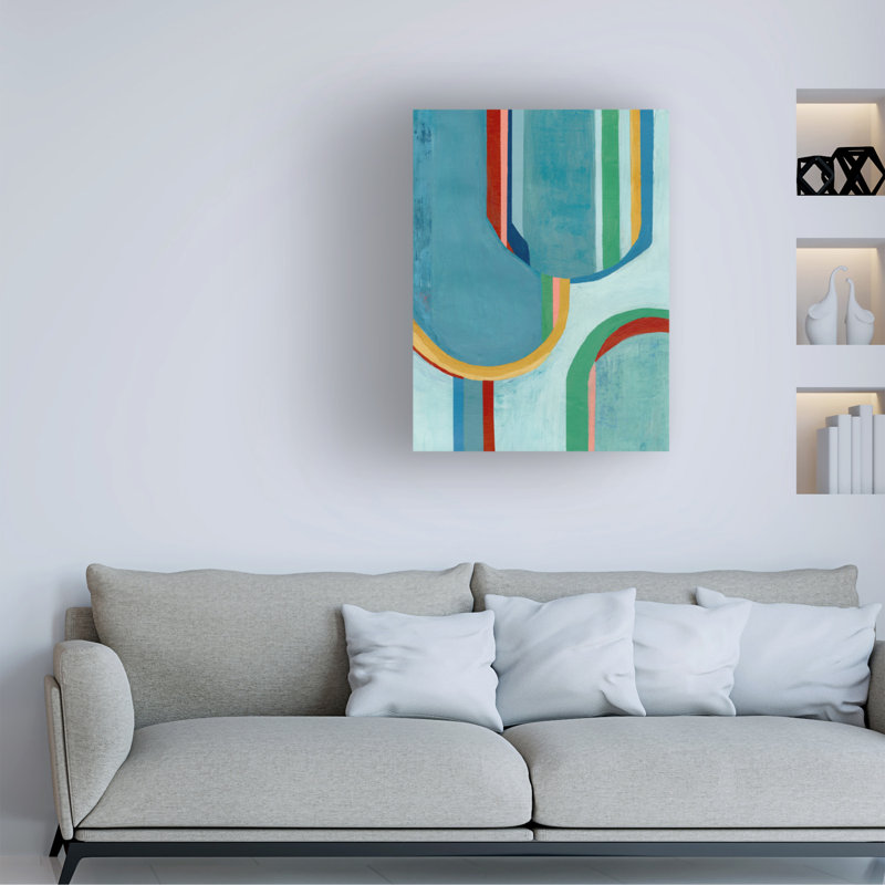 Ivy Bronx Pippin Schupbach Keep In Your Lane I Canvas Wall Art WAG37604, 19" H x 14" W
